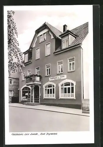 AK Bad Pyrmont, Gasthaus zur Linde