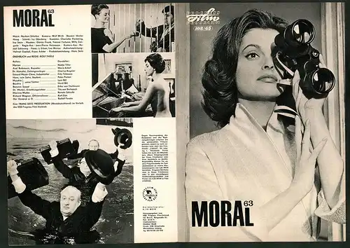 Filmprogramm PFP Nr. 108 /65, Moral 63, Nadja Tiller, Mario Adorf, Regie: Rolf Thiele