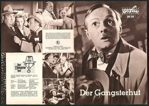 Filmprogramm PFP Nr. 50 /58, Der Gangsterhut, Tadeusz Fijewski, Helena Makowska, Regie: Jan Rybkowski