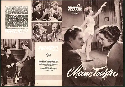 Filmprogramm PFP Nr. 39 /58, Meine Tochter, G. Dwojnikowa, W. Radunskaja, Regie: Viktor Shilin