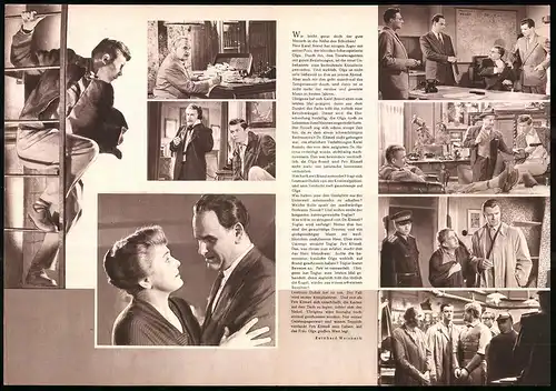 Filmprogramm PFP Nr. 38 /58, Die Fälschung, Vlasta Matulova, Vitezlav Vejrazka, Regie: Vladimir Borsky