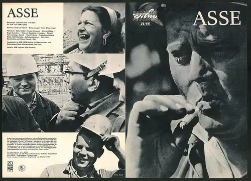 Filmprogramm PFP Nr. 24 /66, Asse, Regie: Karl Gass, Reportage