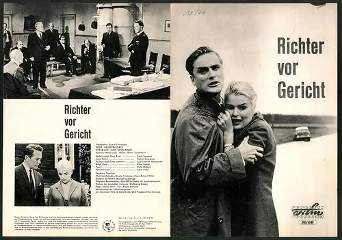 Filmprogramm PFP Nr. 55 /66, Richter vor Gericht, Sauli Seppälä, Salme Karppinen, Regie: Valentin Vaala