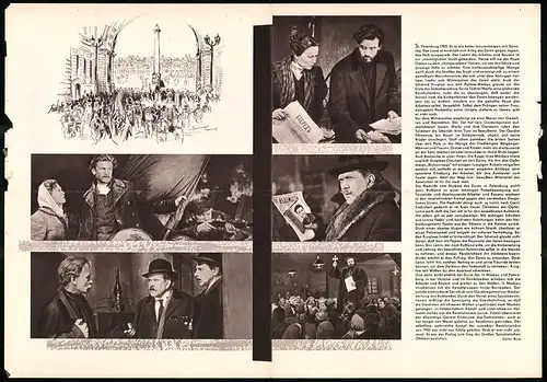 Filmprogramm PFP Nr. 107 /57, Prolog, N. Plotnikow, M. Pastuchowa, Regie: Jefim Dsigan