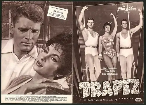Filmprogramm IFB Nr. 3526, Trapez, Gina Lollobrigida, Burt Lancaster, Regie: Sir Carol Reed