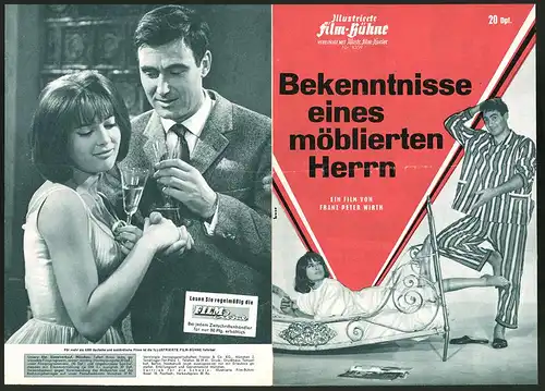 Filmprogramm IFB Nr. 6359, Bekenntnisse eines möblierten Herrn, Karl Michael Vogler, Maria Sebaldt, Regie: F. P. Wirth