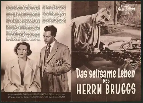 Filmprogramm IFB Nr. 1179, Das Seltsame Leben des Herrn Bruggs, Gustav Knuth, Christel Mardayn, Regie: Erich Engel