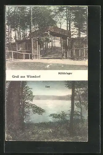AK Wünsdorf, Militärlager und See
