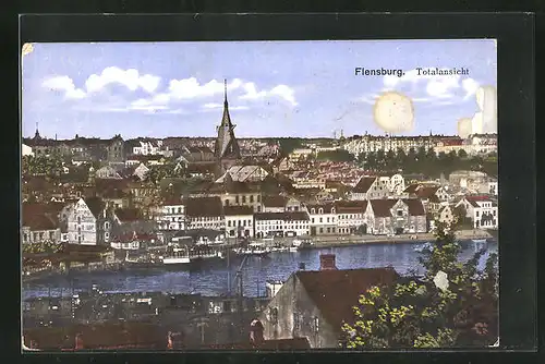 AK Flensburg, Totalansicht