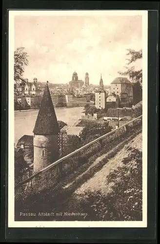 AK Passau, Altstadt mit Niederhaus