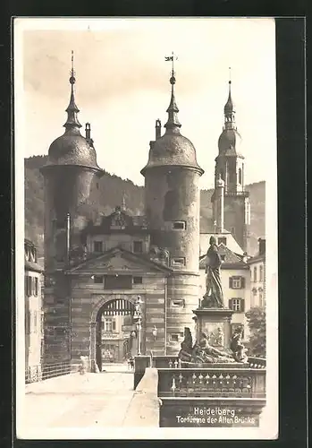 AK Heidelberg, Tortürme der Alten Brücke