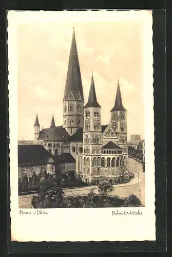 AK Bonn a. Rhein, Münsterkirche