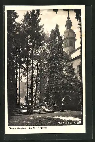 AK Eberbach, Kloster Eberbach, Im Klostergarten