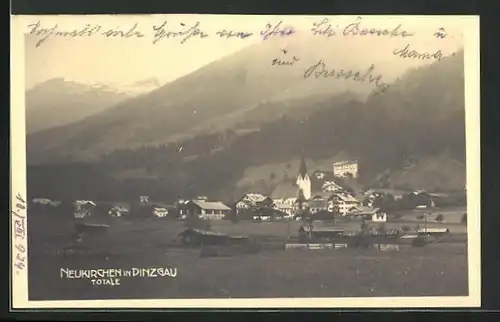 AK Neukirchen i. Dinzgau, Totalansicht mit Kirche