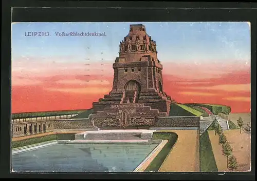 AK Leipzig, Völkerschlachtdenkmal