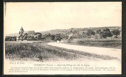 AK Dixmont, Aspect du Village de côte de Joigny