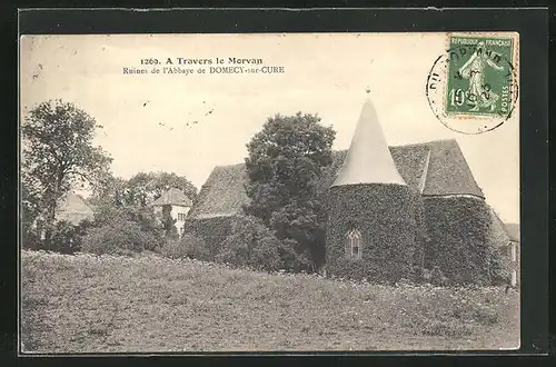 AK Domecy-sur-Cure, Ruines de l`Abbaye