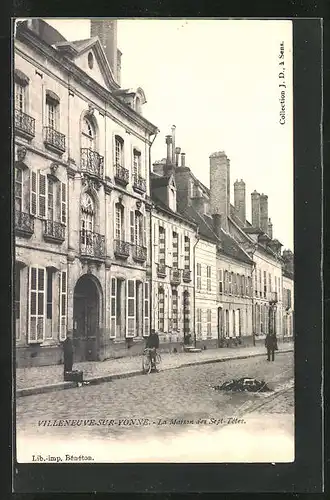 AK Villeneuve-sur-Yonne, La Maison des Sept Têtes