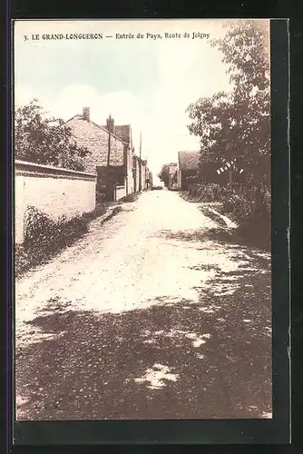 AK Le Grand-Longueron, Entrée du Pays, Route de Joigny