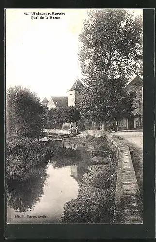 AK L`Isle-sur-Serein, Quai de la Marne