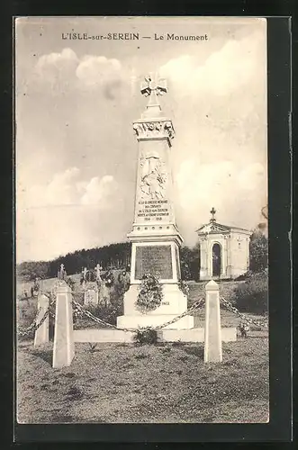 AK L`Isle-sur-Serein, Le Monument