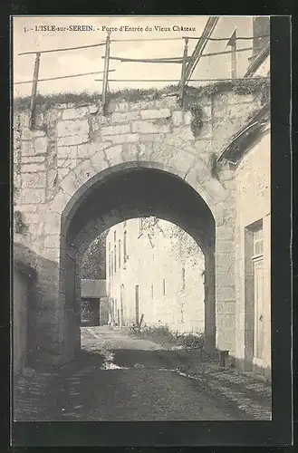 AK L`Isle-sur-Serein, Porte d`Entrée du Vieux Château