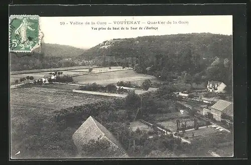 AK Voutenay, Quartier de la Gare