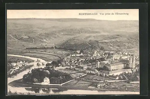 AK Echternach, Vue prise de lÄErnzerberg