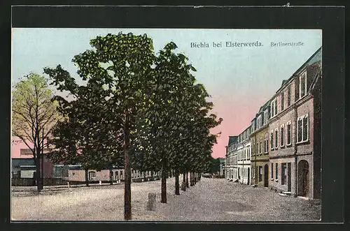 AK Biehla b. Elsterwerda, Berlinerstrasse
