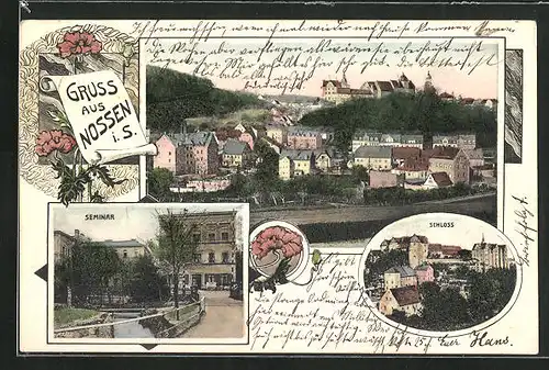 AK Nossen i. S., Teilansicht, Seminar, Schloss