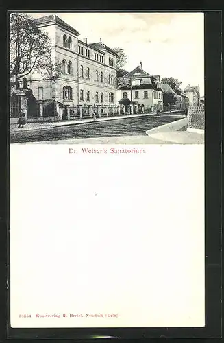 AK Neustadt / Orla, Kurhotel Dr. Weiser's Sanatorium