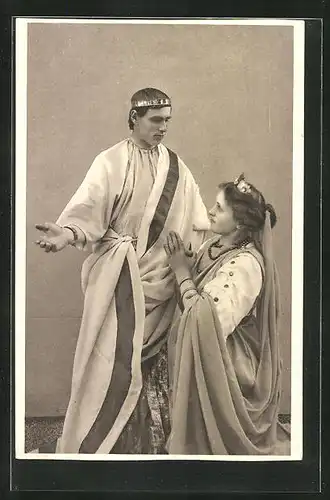 AK Erl, Passionsspiele, Szene aus der Aufführung 1912