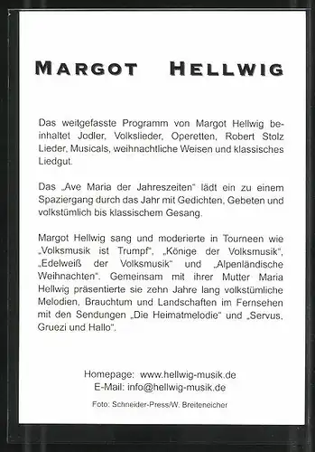 Künstler-AK sign.: Margot Hellwig, im Trachtenkleid mit einem Tulpenstrauss, Autograph