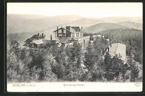 AK Goslar a. Harz, Steinberg-Hotel