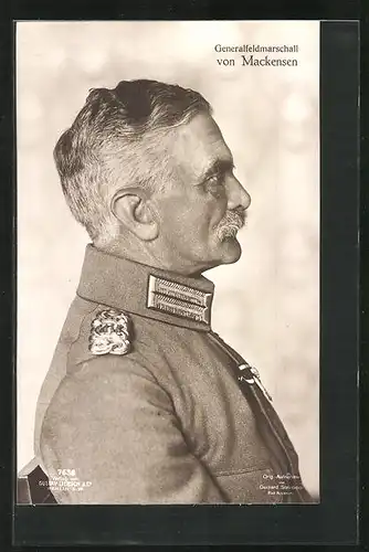 AK Generalfeldmarschall von Mackensen in Uniform