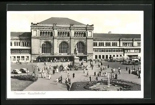 AK Hannover, Anlage vor dem Hauptbahnhof