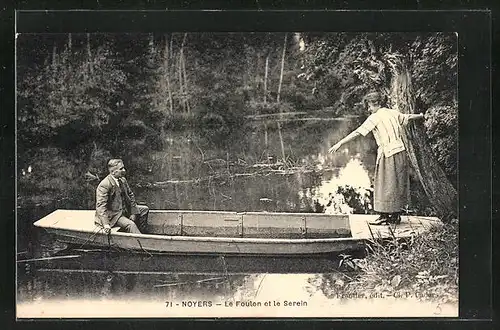 AK Noyers-sur-Serein, le Foulon et le Serein