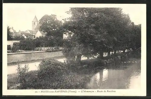 AK Nuits-sous-Raviéres, l'Armancon, Route de Raviéres