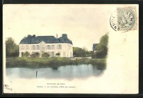 AK Paron, le Chateau, cote du Jardin