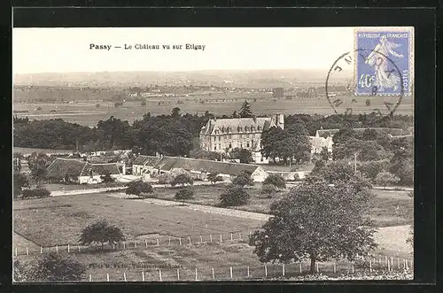 AK Passy, le Chateau vu sur Etigny