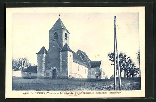 AK Migennes, L`Eglise du Vieux Migennes