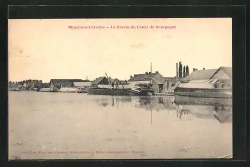 AK Migennes-Laroche, Le Bassin du Canal de Bourgogne