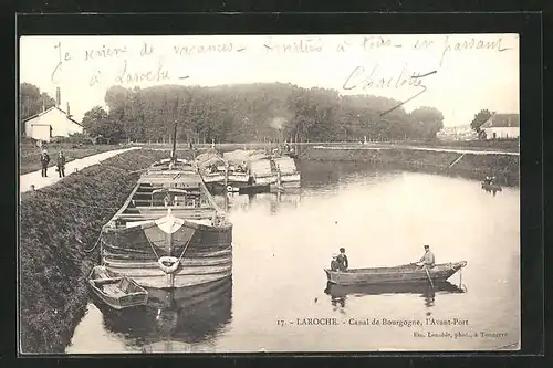 AK Laroche, Canal de Bourgogne, l`Avant Port