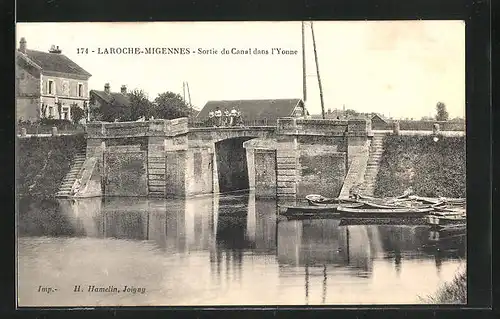 AK Laroche-Migennes, Sortie du Canal dans l`Yonne