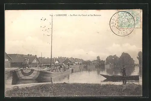 AK Laroche, Le Port du Canal et les Bateaux