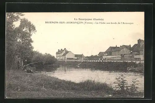 AK Brienon-sur-Armancon, La Pêche aux bords de l`Armancon