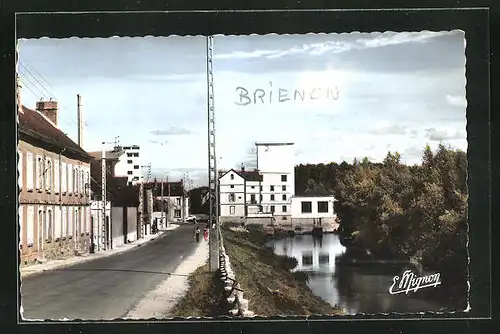 AK Brienon-sur-Armancon, Le Quai d`Auxerre, Bords de l`Armancon