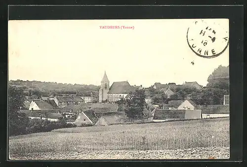 AK Vaudeurs, Totalansicht vom Ort