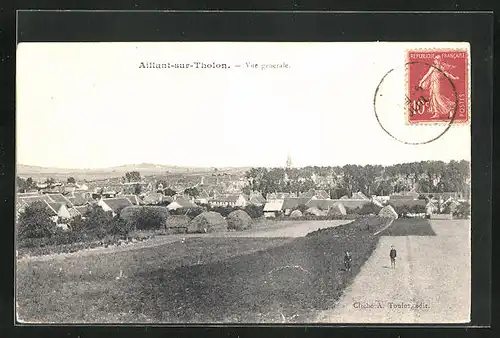 AK Aillant-sur-Tholon, Vue Générale