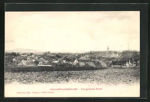 AK Aillant-sur-Tholon, Vue générale Ouest